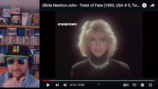 first time hearing Olivia NewtonJohn  Twist of Fate reaction [upl. by Jenette975]