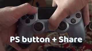 How to connect PS4 controller if blinking white [upl. by Odille734]