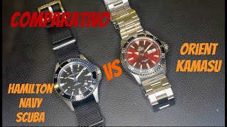 Comparativo Hamilton Khaki Navy vs Orient Kamasu [upl. by Lukas]