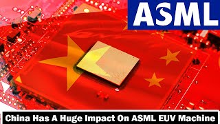 ASML only sold 3 lithography machines in a quarter but the Chinese market has a huge impact on it [upl. by Ahsilif]