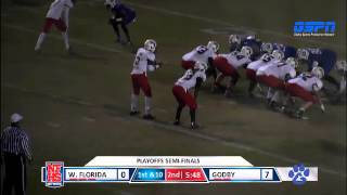 West Florida 5 Adarius Purifoy 5yd TD on QB keeper [upl. by Acinorev]