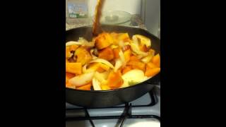 Butternut Squash with Onions Abstinent recipe 3 [upl. by Ailedua951]