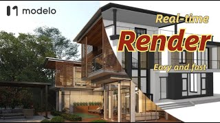 Modelo Render  RealTime 3D Rendering Software [upl. by Bayly]