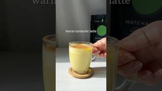 warm Adaptogenic Turmeric Latte  3ingredient cozy fall drink [upl. by Bail]