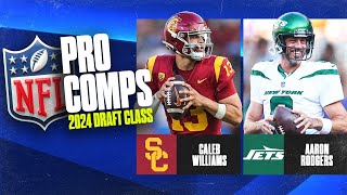 2024 NFL Draft Player comps for Top QBs  CBS Sports [upl. by Amalee]