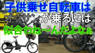 子乗せ電動アシスト自転車はそのままだとオッサンには似合わねーんだよな ブリヂストン bikke POLAR e [upl. by Sylera723]