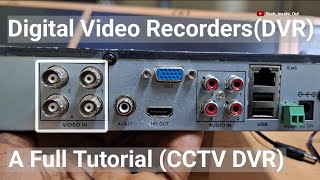 A full tutorial on AHD CCTV DVR covering all the connection ports on the AHD CCTV DVR [upl. by Brag]