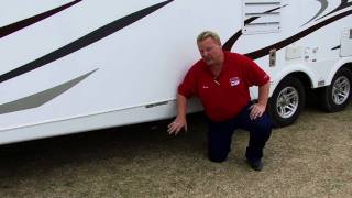 RV Repair  How to Empty RV Shower Water [upl. by Cirdek4]