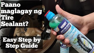 Paano maglagay ng tire sealant  Nmax 2020 v2  Ilan mL  Rich Street [upl. by Beauvais]