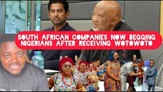 South African Companies are Now Begging Nigerians after Receiving WOTOWOTO [upl. by Yaron879]