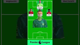 Game week 10 Recommended Best 11 Squad🔥🏆 fpl premierleague [upl. by Rebeh]