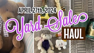 Yard Sale Saturday Haul April 27th 2024 [upl. by Musetta]