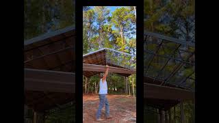 Check out our guys putting the finishing touches on this pole barn the metal roof postframe [upl. by Winnah902]