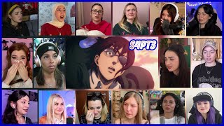 Attack on Titan Final Season 4 Part 3 Girls Reaction Mashup  Shingeki no Kyojin 進撃の巨人 [upl. by Margery]