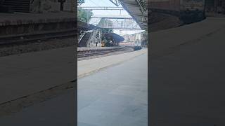 Chennai Express train runs daily and cross this railway station by curve at high speed expresstrain [upl. by Ahsieyt]