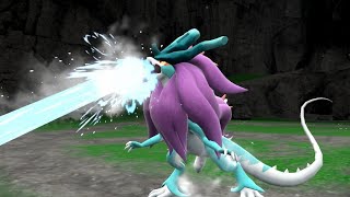 Walking Wakes Signature Move  Hydro Steam  Paradox Suicune [upl. by Akehsat900]