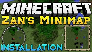 Minecraft 1710 Minimap Installation litemod Mods [upl. by Fara]