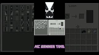 Minecraft Skull 6 Banner Design Short  Its Banner Time [upl. by Akined760]