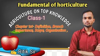 fundamental of horticulture  Bsc agriculture horticulture whatishorticulture upcatet [upl. by Marilin]