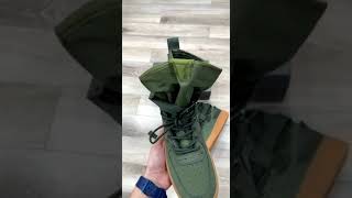 NIKE SF AIR FORCE AF 1 FADED OLIVE [upl. by Clayton]