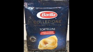 Barilla Three Cheese Tortellini Review [upl. by Aihsram]