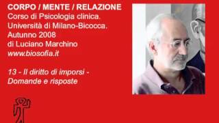 Corso di Psicologia clinica  13 Il diritto di imporsi  Domande e risposte [upl. by Bettencourt12]