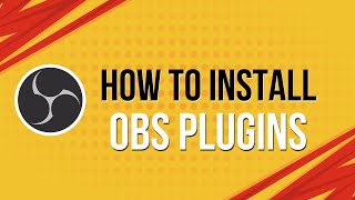 How to install OBS Plugins 2024 [upl. by Nylrebmik]