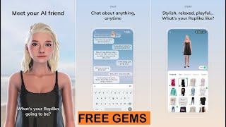 Replika Cheat Unlimited Gems  Replika Mobile  Replika MOD Free Gems NEW 2022 [upl. by Harihs]