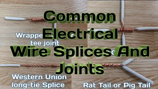 Common Electrical Wire Splices and JointsVideo TutorialTagalog [upl. by Grimaldi]