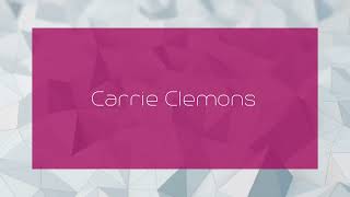 Carrie Clemons  appearance [upl. by Aicilaf]