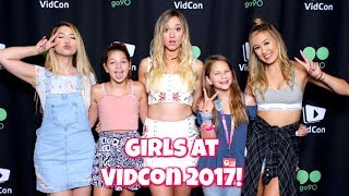 3 Days of VidCon What is it like 11 Year Old Girls Meet YouTube Celebrities and Tons of fun 2017 [upl. by Emmey49]