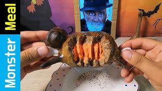 Eating clay BBQ Fictional Video  Monster Meal ASMR Sounds  Kluna Tik style [upl. by Kelbee574]