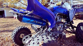 My 2024 Yamaha Raptor 700 is back from the performance shop [upl. by Frisse]