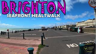 Walking BRIGHTON Brighton Seafront Health walk  East Sussex  England 4k [upl. by Ical504]