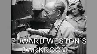 Photography Secrets of Edward Westons Darkroom [upl. by Lindahl]