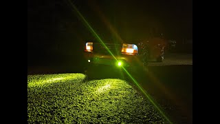 2000 GMC Sonoma 25w Amber LED Fog Light Install [upl. by Dar852]