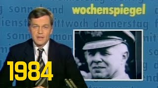 ARD Wochenspiegel mit Hans Hansen und Werner Veigel 15011984 [upl. by Trilly519]