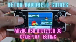 Miyoo A30 Spruce Nintendo DS Gameplay Testing [upl. by Baten473]