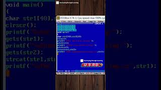 Concatenation of two strings in C Language shortsvideo videoconcatenationstringsinccoding [upl. by Yule]