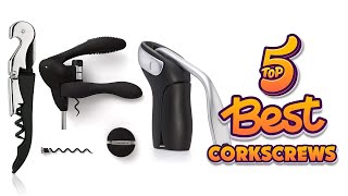 🍽️ TOP 5 Best Corkscrew Wine Bottle Opener 2023 [upl. by Launame409]