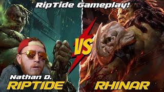 Riptide Vs Rhinar  The Grind Begins [upl. by Ardnwahs604]