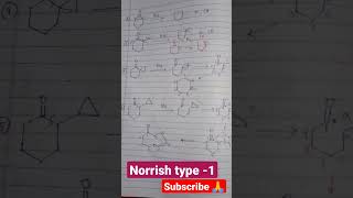 Norrish Type  1Reaction in Photochemistrymechanism with Solved Problems  shorts norrish type 1 [upl. by Westleigh]