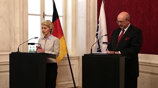 Press conference with OSCE Secretary General Zannier and German Defence Minister von der Leyen [upl. by Darees]