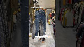 Denim Jeans in Most Affordable Rates🤩 sonibros biggestmanufacturer wholesaler mumbai denim [upl. by Eppesuig]