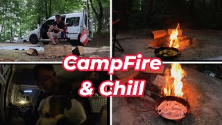 Duckett Mill Campground Gainesville Georgia Lake Sydney Lanier Site 44 campfire amp Chill AFT 2024🔥🆙 [upl. by Asiralc]