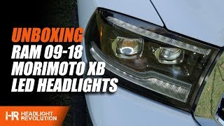 Unboxing and Testing Morimoto XB Ram Prototype Headlights  Headlight Revolution [upl. by Moriyama823]