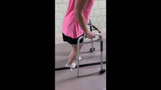 Diplegic Gait Demo [upl. by Antonetta524]