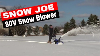 SNOW JOE iON SNOW BLOWER 80V ION24SBXR [upl. by Ardnaid]