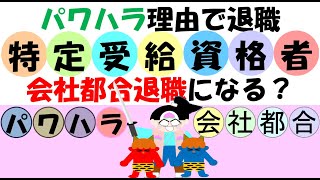 パワハラ原因での会社都合 令和4年４月からパワハラ防止法が全面施行となったが、雇用保険の特定受給資格者の範囲や認定基準はどうなったのか [upl. by Nnybor]