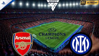 EASPORTS FC 25  Inter Milan vs Arsenal  UEFA Champions League 2425 Full Match  PS5™ 4K60 [upl. by Niboc]